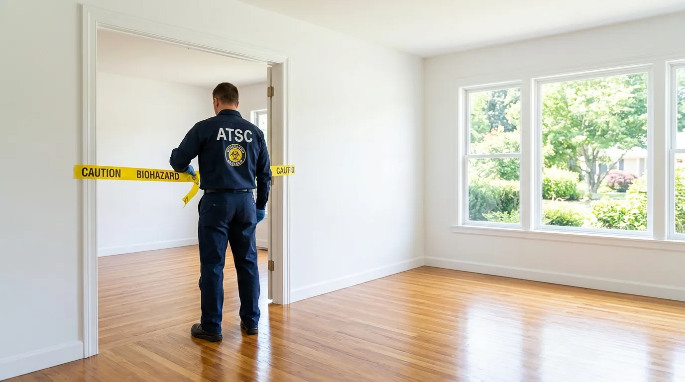 Certified biohazard cleanup crew performing Decomposition Cleanup in Bushwick
