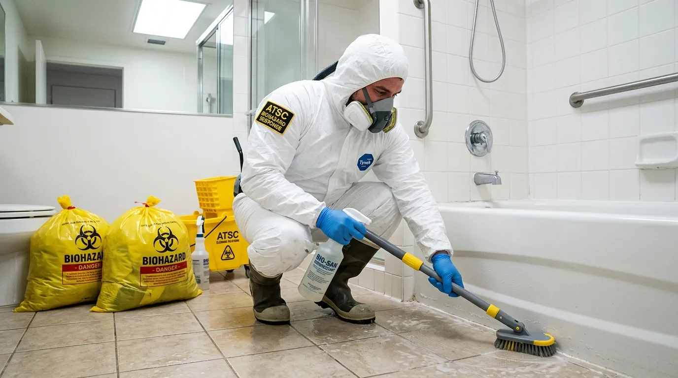 Decontamination equipment deployed for Blood Cleanup in Bushwick